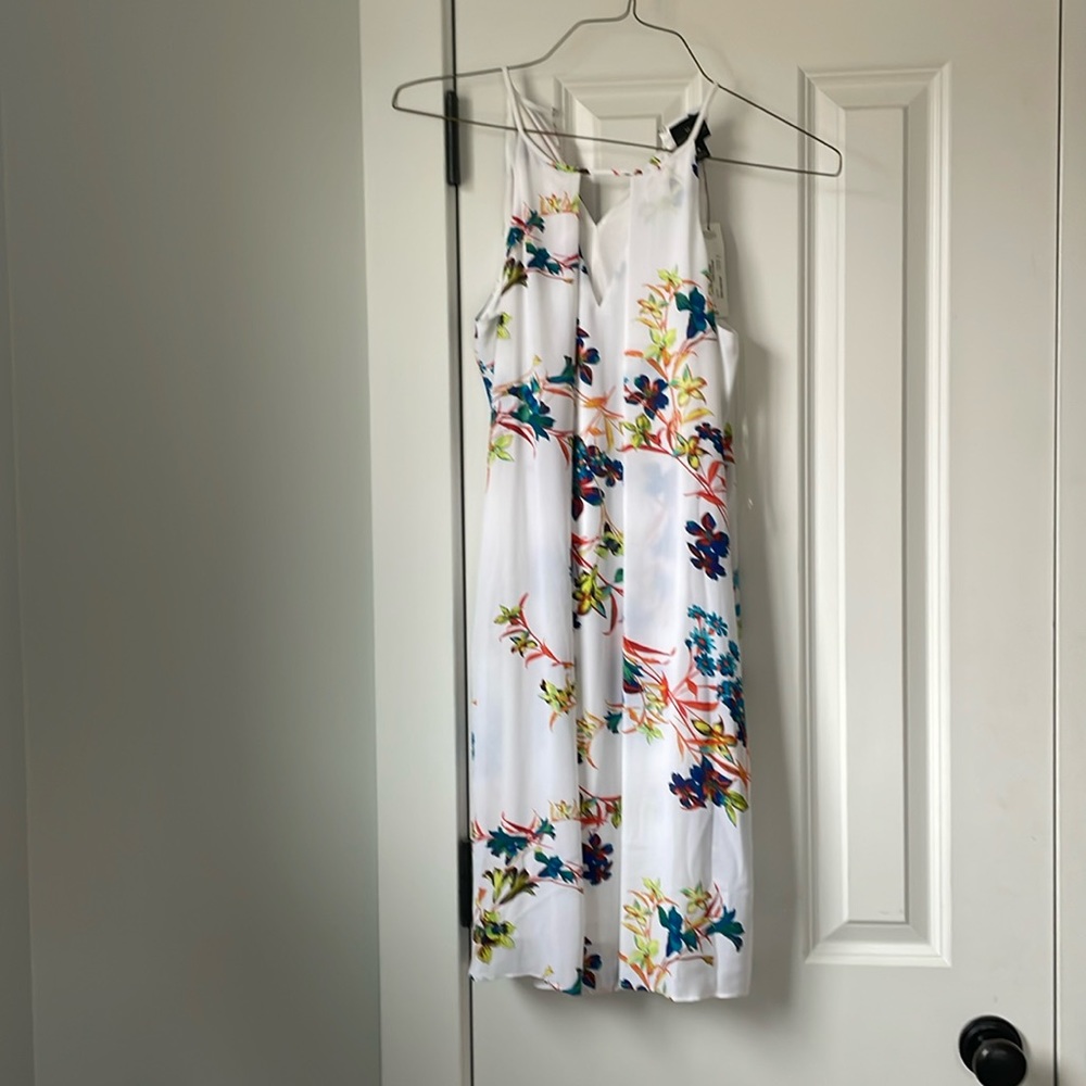 NWT - Worthington size 4 dress- white floral